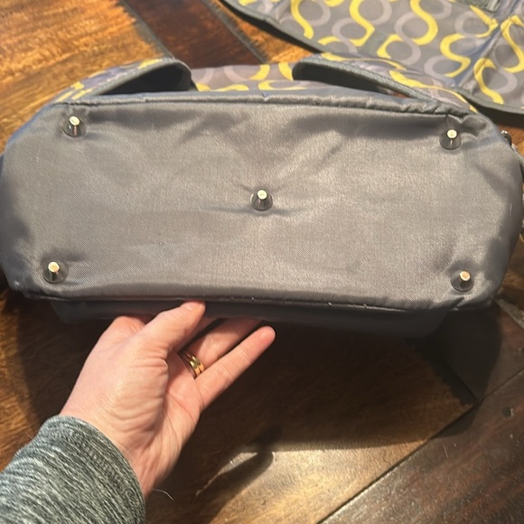 Timi & Leslie Gray and Yellow Diaper Bag EUC - Picture 6 of 10